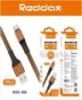 Кабель USB/TYPE-C REDDAX RDX-360 плоский тканинний RED (1 м)