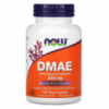 DMAE (диметиламиноэтанол) 250мг, Now Foods, 100 вегетарианских капсул