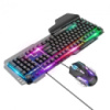 Игровой комплект проводной для ПК 2в1 клавиатура и мышь с подсветкой Hoco GM 12 RGB Клавиатура и мышка для игр