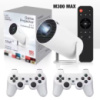 Проектор с джойстиками Wireless M300 (HY 300) MAX Game Projector 2 in 1, Белый, домашний проектор с играми