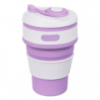Чашка складна силіконова Collapsible MHZ 5332 350мл, фіолетова
