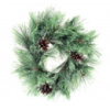 Венок искусственный рождественский YES Полночь 903880 15 см зеленый