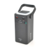 Powerbank ACL PW-152 80000mAh, 22.5W, 2xUSB, 4 кабеля(USB/Micro/Type-C/Lighting), Фонарь, 1.4кг, Black, Box