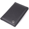 Стильная обложка на паспорт универсального формата из натуральной кожи ST Leather 23078 Черный
