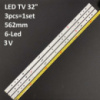 LED підсвітка TV 32« inch 6led 3V 562mm BRAVIS 32D2000 32D3000 KHP2006684A LB320079 32D2000