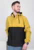 Чоловіча чорно-жовта куртка-ветровка