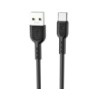 Кабель HOCO X33 Type-C 5A Surge charging data cable Black (6931474706119)