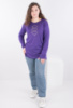 Жіноча фіолетова кофта з декором