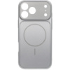DM Чохол AG Glass Case With MagSafe для iPhone 16 Pro Silver