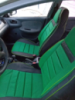 Автомобильные чехлы «ПИЛОТ» для ВАЗ Приора (зеленые)
