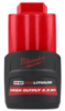 Акумулятор Li-Ion HIGH OUTPUT MILWAUKEE, M12 HB2.5 2,5Аг
