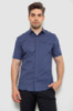 Сорочка чоловіча з принтом, колір джинс, 214R7125