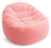 Надувное кресло Intex 68590, 112 х 104 х 74 см, розовый  розовый (68590-1)