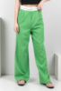 Жіночі зелені штани-палаццо