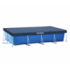 Intex 28273-3 New 450×220×84 см прямокутний каркасний басейн Rectangular Frame Pool синій з тентом 28039
