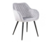 Стілець Арно м'який сіра тканина