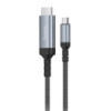 Кабель Hoco UA43 Type-C to HDTV HD metal gray