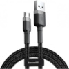Кабель Baseus Cafule USB to Micro 2A 3m Gray/Black (CAMKLF-HG1) (Код товару:30819)