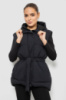 Жилет женский с капюшоном, цвет черный, 207R2016