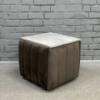 Пуф-трансформер 5в1 Остин-2 со столиком велюр серо-коричневый/серый бетон 5-6-9005