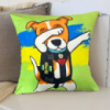 Подушка патриотическая 3D «Пес Патрон» 2714_D 12752 35х35 см салатовая