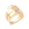 Золотое кольцо CatalogSilver без камней (2076513) 17.5 размер