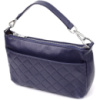Женская сумка из натуральной кожи с двумя ремешками Vintage 22928 Синий