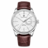 Чоловічий годинник Pagani Design PD-1689 Silver-White-Brown з сапфіровим склом та механізмом SEIKO VH65