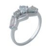 Серебряное кольцо CatalogSilver с натуральным топазом, вес изделия 2,92 гр (2028338) 17.5 размер