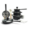 Набор посуды OSFE YD-16, 16 предметов из алюминия. Черный (YD-16)