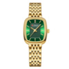 Жіночий годинник Curren 9093 Gold-Green з золотистим браслетом та зеленим циферблатом