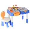 Пластиковий Ігровий Стіл Конструктор 2в1 зі стільчиком