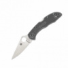 Нож складной Spyderco Delica 4 Flat Ground серый (C11FPGY)