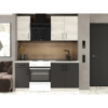 Кухня модульна Эверест Оптима набор №1 Дуб крафт белый+Антрацит 1,8 м (без столешницы) (DTM-5689)