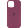 Чохол Apple iPhone 14 Pro Max - Silicone Case Full Protective (AA) Бордовий / Plum - купити в SmartEra.ua