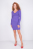 Жіноче фіолетова трикотажна сукня