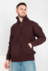 Чоловіча бордова кофта на блискавці
