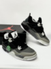 Кроссовки высокие Nike Air Jordan Retro 4 (Cosmo) black & grey