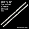 LED підсвітка TV 32« LED-DH3230BH LE-3245 32EU3000 H32E12 LED3254 303KJ315031 D227PGHBYZF6A IC-B-CNA032D1 1шт.