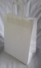 Пакет паперовий «Білий КРАФТ» з пласкими ручками 260х140х340 мм