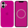 Чохол Silicone case (AAA) with Magsafe and Animation (button) для Apple iPhone 16 (6.1«)