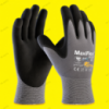 Рукавиці робочі ATG MaxiFlex Ultimate 42-874 AD-APT, розмір 9 (L), сірі/чорні