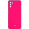 Чохол Silicone Cover Full Camera (AA) для Xiaomi Redmi Note 10 5G / Poco M3 Pro (Рожевий / Barbie pink) - купити в SmartEra.ua