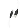 Кабель Hoco X21 Plus USB to MicroUSB 2m black white