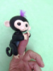 Інтерактивна мавпочка на палець Happy Monkey 801 дві по ціні одної 12 см