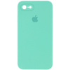 Чохол Silicone Case Square Full Camera Protective (AA) для Apple iPhone 7 / 8 / SE (2020) (4.7«), Бірюзовий / Turquoise - купити в SmartEra.ua