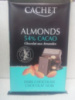 Черный шоколад с миндалём Cachet with Almonds Dark Chocolate 300 г