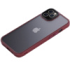 TPU+PC чохол для Apple iPhone 12 Pro Max (6.7«») - Metal Buttons (Бордовий) - купити в SmartEra.ua