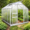 Садова теплиця з полікарбонату 4,75 м² (2,5×1,9×1,95 м) Парник