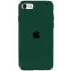 Чохол Silicone Case Full Protective (AA) для iPhone SE 2 / 3 (2020 / 2022) / iPhone 8 / iPhone 7, Зелений / Forest green - купити в SmartEra.ua